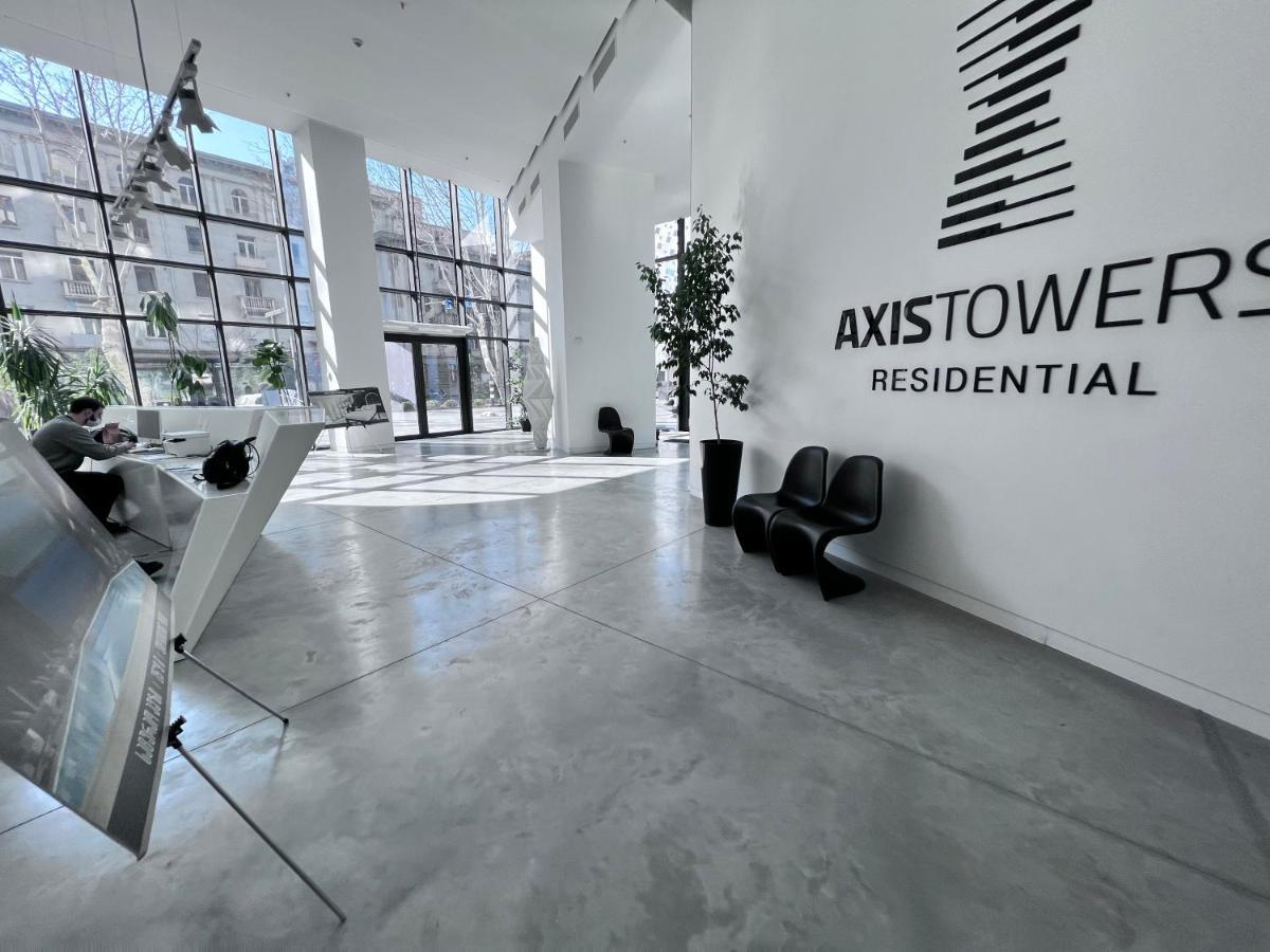 Apartment In Axis Towers, Tbilisi Business Center Exterior foto